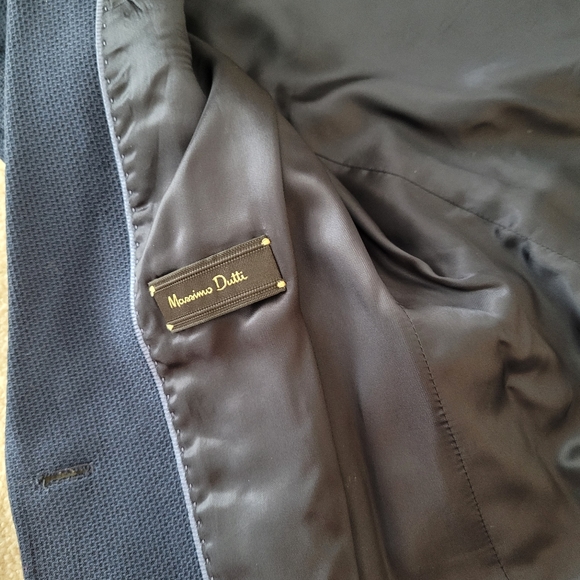 Massimo Dutti navy jacket - Picture 3 of 4